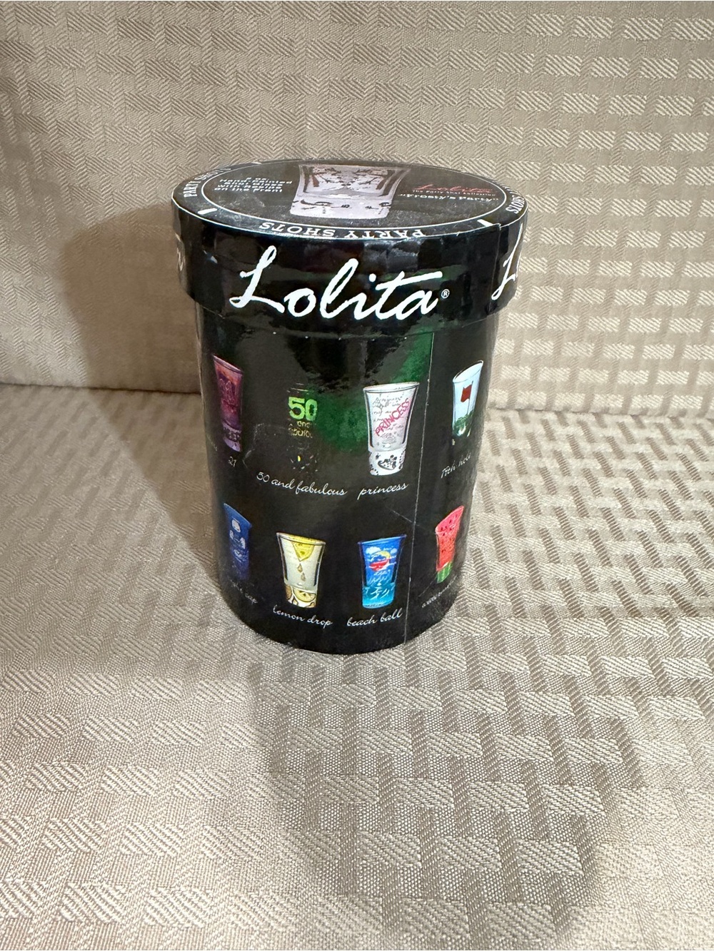 Lolita Snowman shot glass
